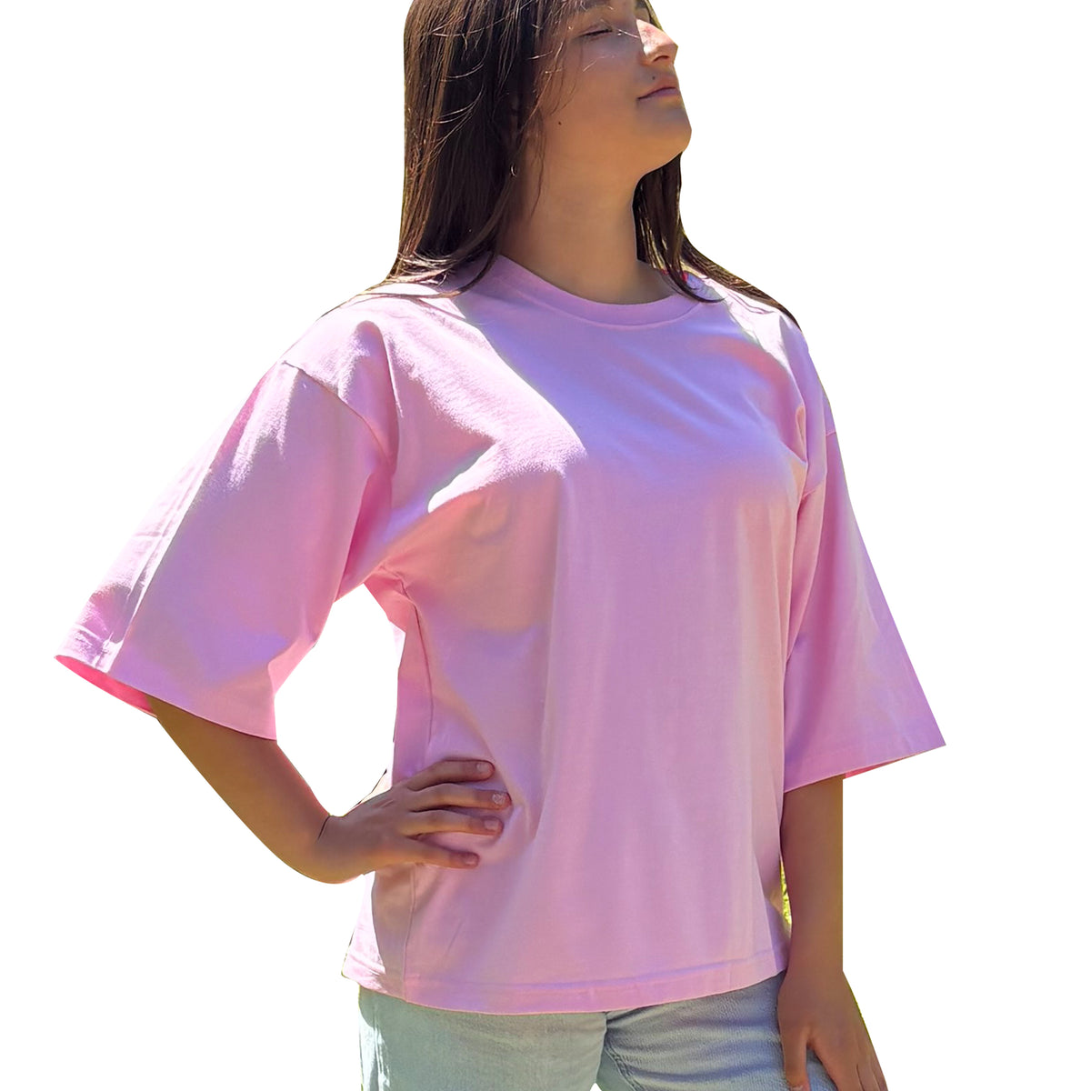 T - shirt Unisex Pink 🌷 Peruvian cotton